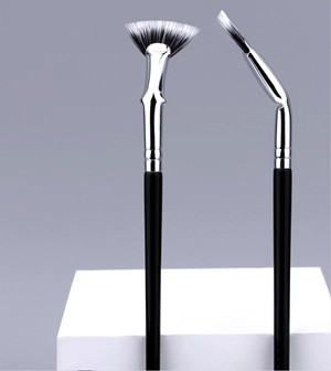 KE019 Pinched Fan Shape Eyelash brush